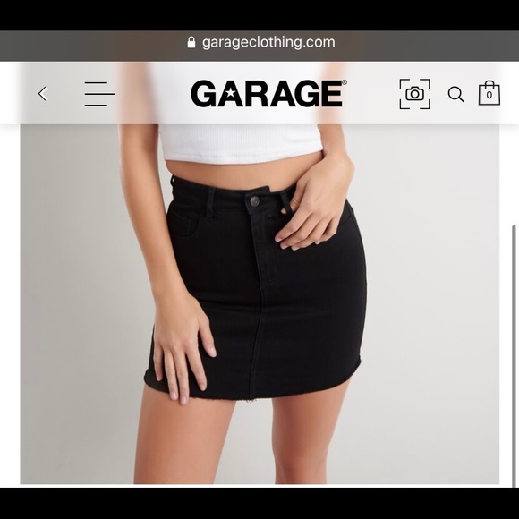 Garage High rise mini skirt - Picture 2 of 4